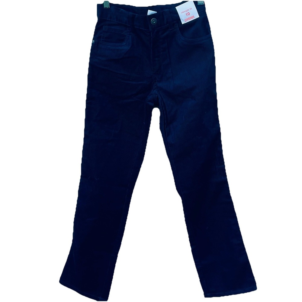 NWT Big‎ Boys THE CHILDREN'S PLACE Navy  Corduroy Pants size 10 Uniform